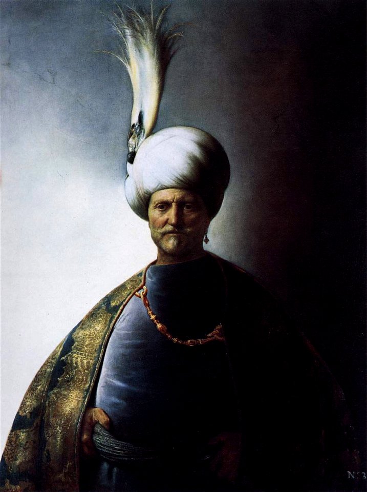 Old Man in Oriental Garb c1628-1630 Jan Lievens