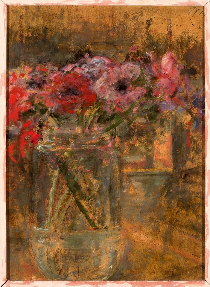 Olga Boznańska - Flowers – Anemones - MP 503 MNW - National Museum in Warsaw