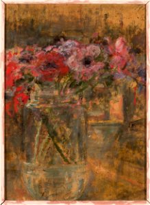 Olga Boznańska - Flowers – Anemones - MP 503 MNW - National Museum in Warsaw