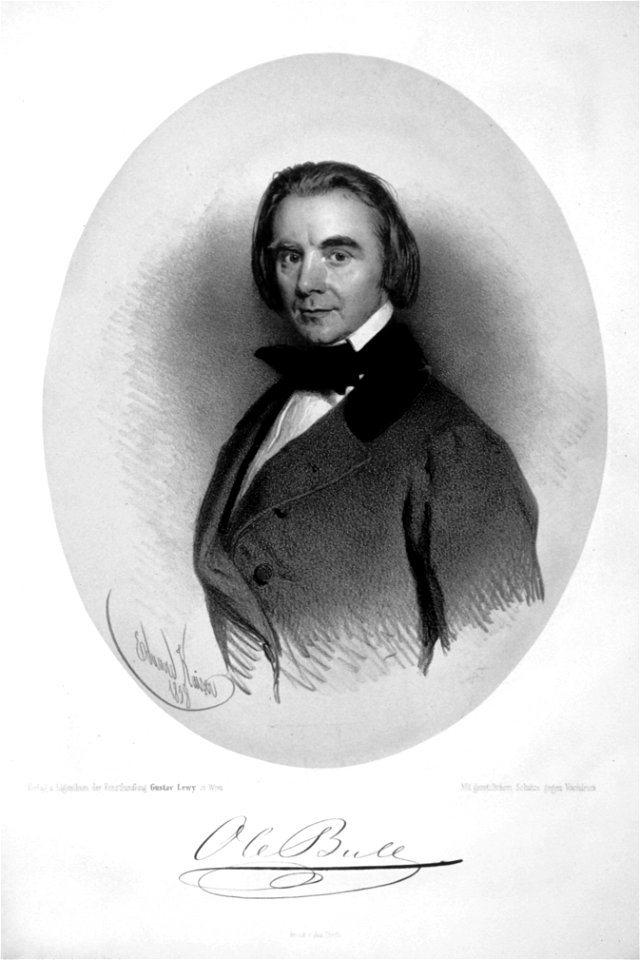 Ole Bull Litho