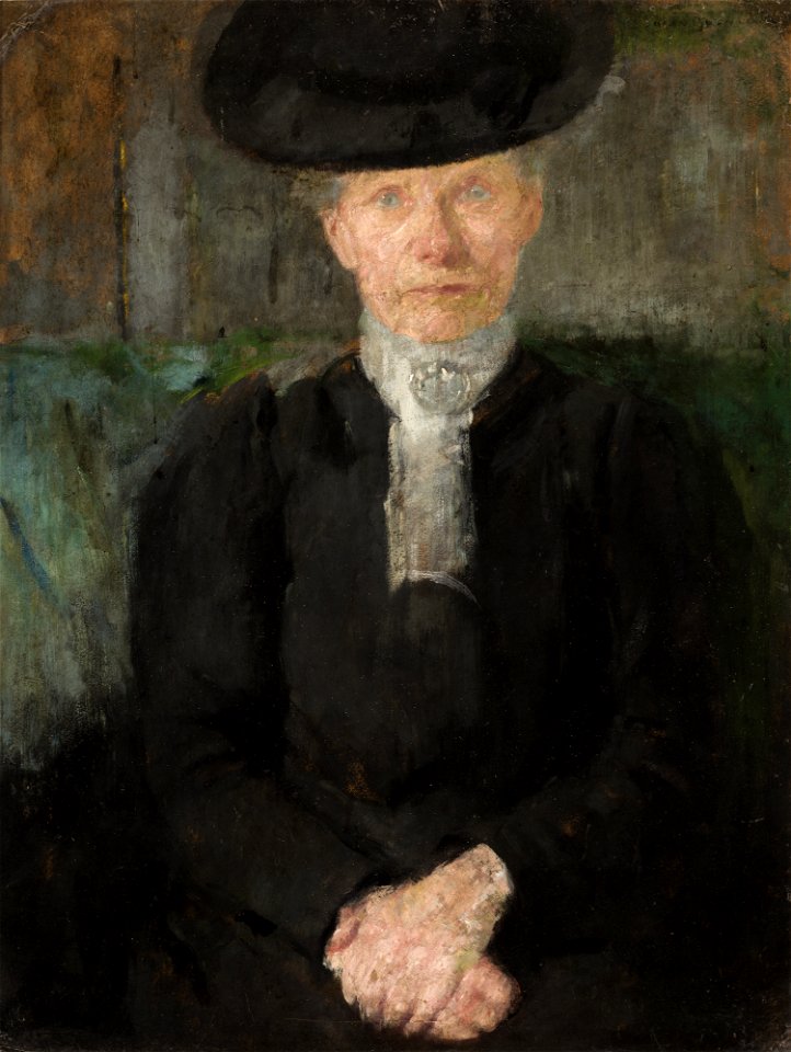 Olga Boznańska - Portrait of Miss Deuringer - MNK II-b-1329 - National Museum Kraków