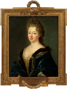 Okänd - Françoise-Marguerite de Sévigné (1646–1705), Countess de Grignan, Writer - NMDrh 798 - Nationalmuseum