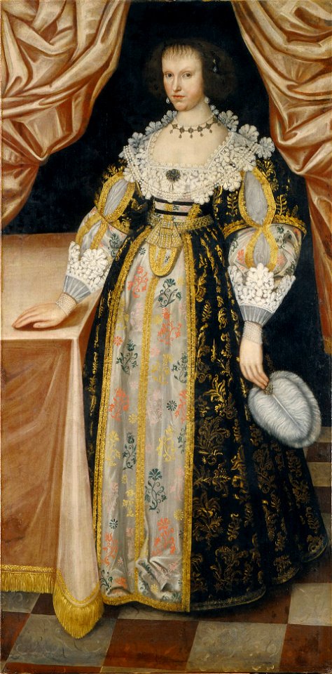 Okänd kvinna kallad Anna prinsessa av Sverige - Nationalmuseum - 15094