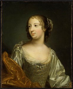 Okänd - Marie-Madeleine Pioche de La Vergne, g. de La Fayette-Mme de La Fayette, 1634-1693 - NMDrh 791 - Nationalmuseum