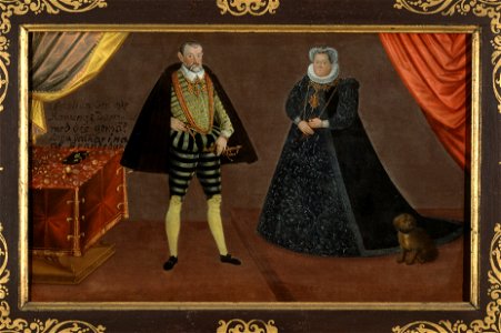 Okänt furstepar - Nationalmuseum - 14763