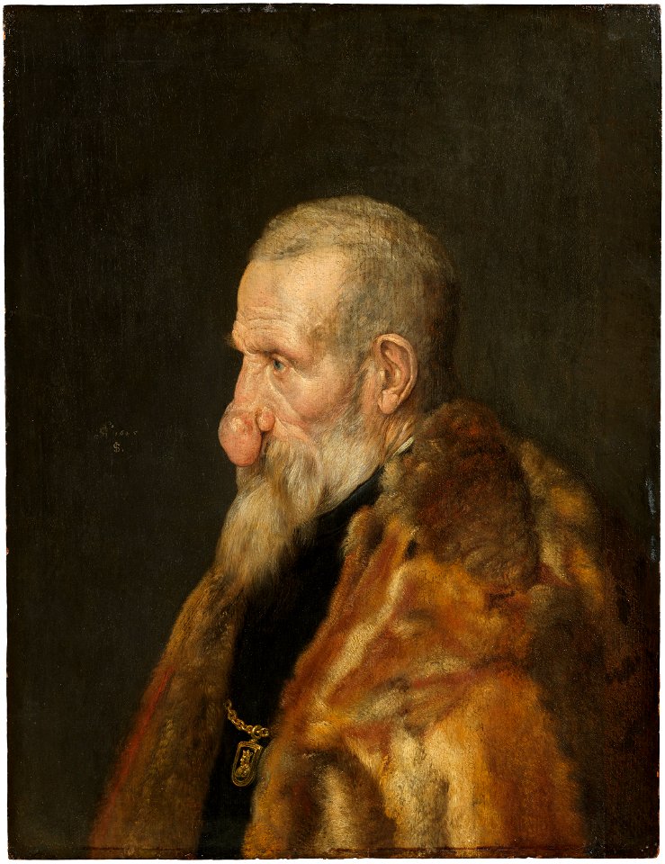 Old Man with a Growth on his Nose (Monogrammist I.S.) - Nationalmuseum - 17648