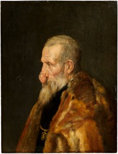Old Man with a Growth on his Nose (Monogrammist I.S.) - Nationalmuseum - 17648