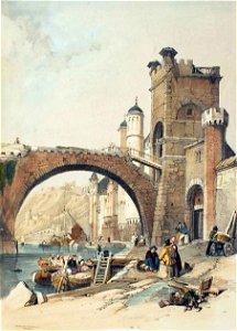 Old Bridge over the Moselle at Coblentz