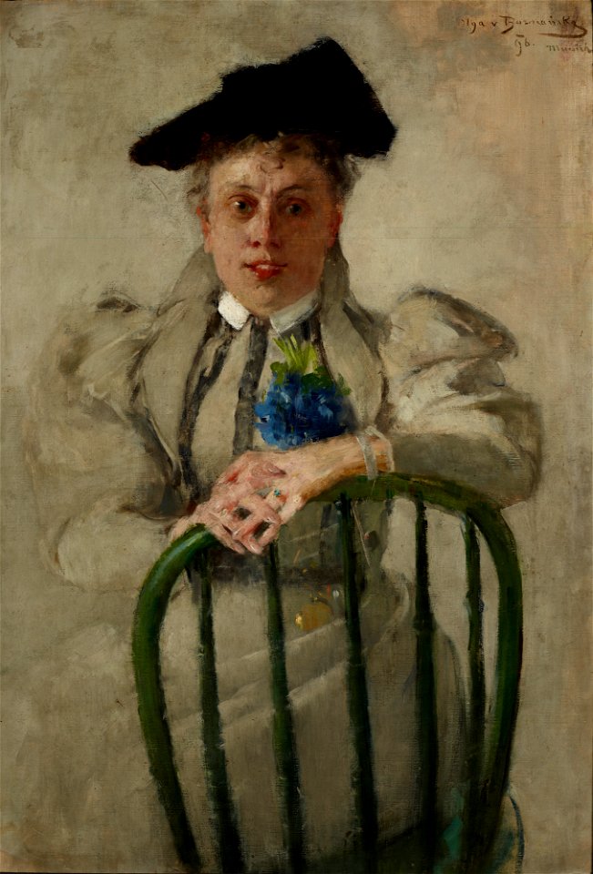 Olga Boznańska - Portrait of Irena Zbigniewicz née Serda - MNK II-b-228 - National Museum Kraków