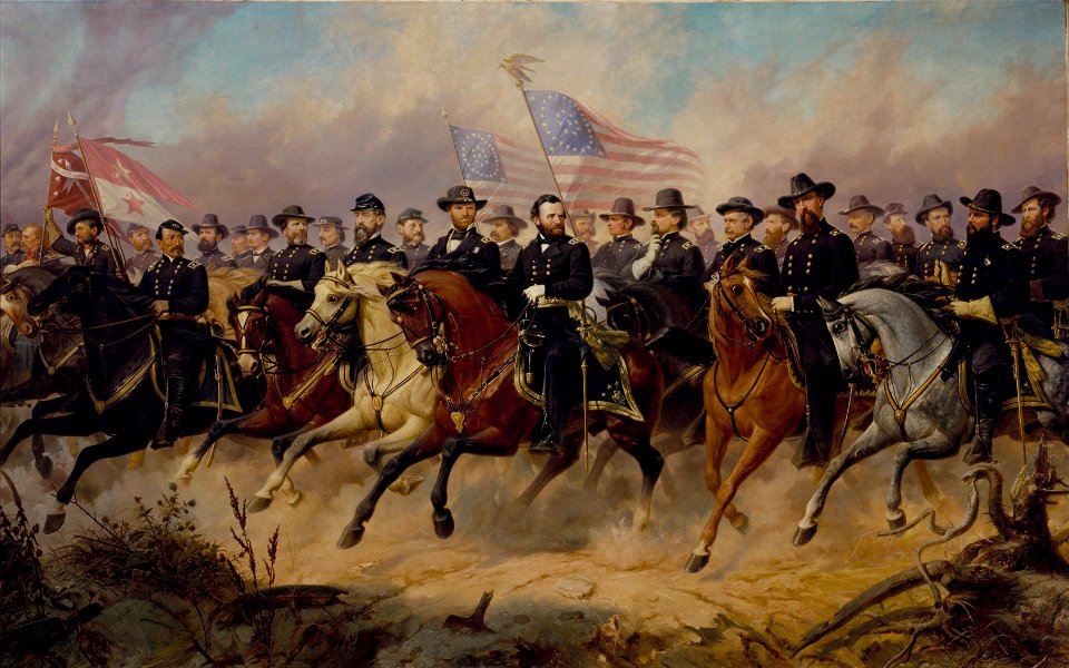 Ole Peter Hansen Balling - Grant and His Generals - Google Art Project