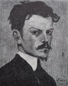Olof Sager-Nelson självporträtt 1895