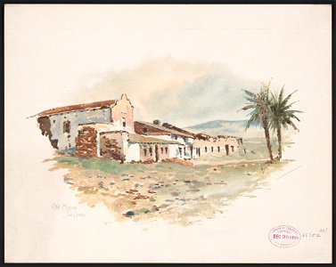 Old Mission, San Diego - by Louis K. Harlow. LCCN2016652387