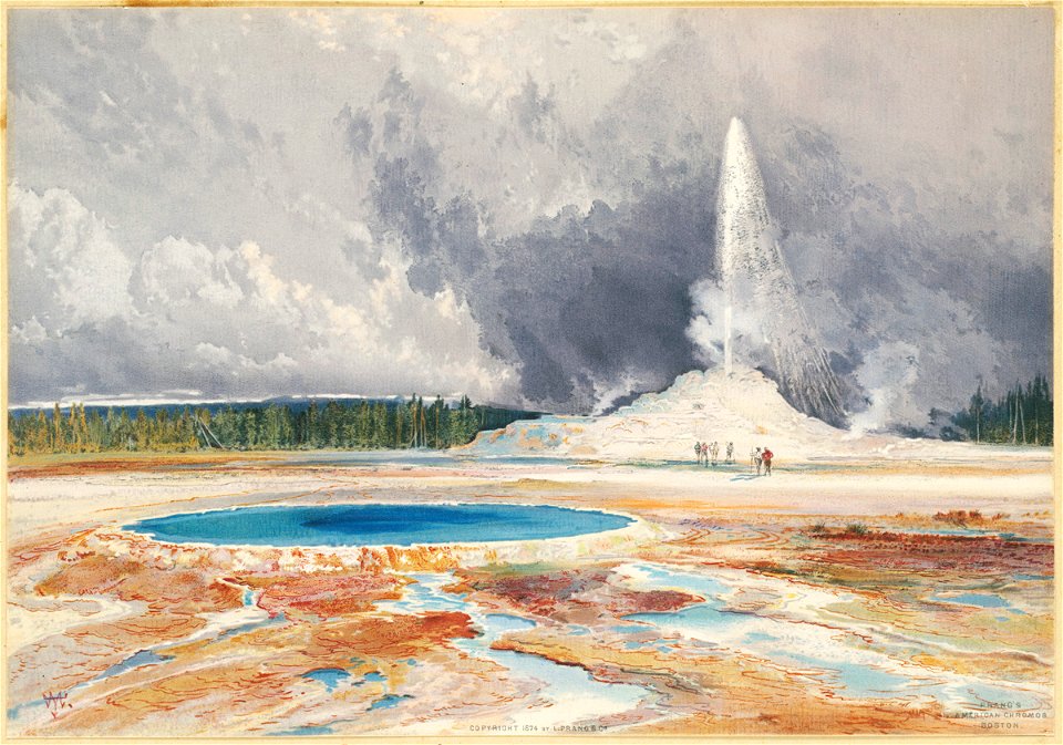 Old Castle Geyser (Boston Public Library)