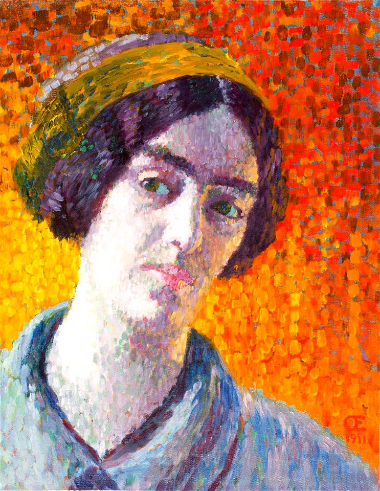 Olga Gummerus-Ehrström - Self-Portrait (Front, 1911)