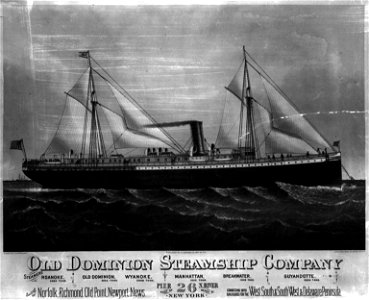 Old dominion steamship company LCCN2004666887