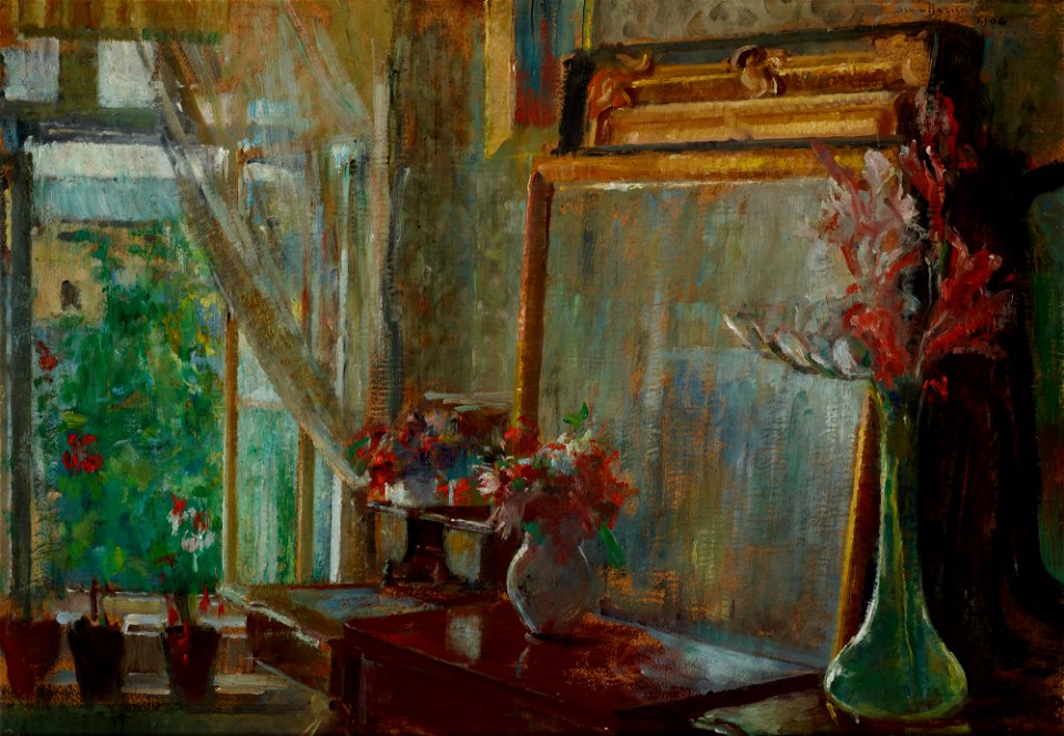 Olga Boznańska - Interior - MNK II-b-864 - National Museum Kraków