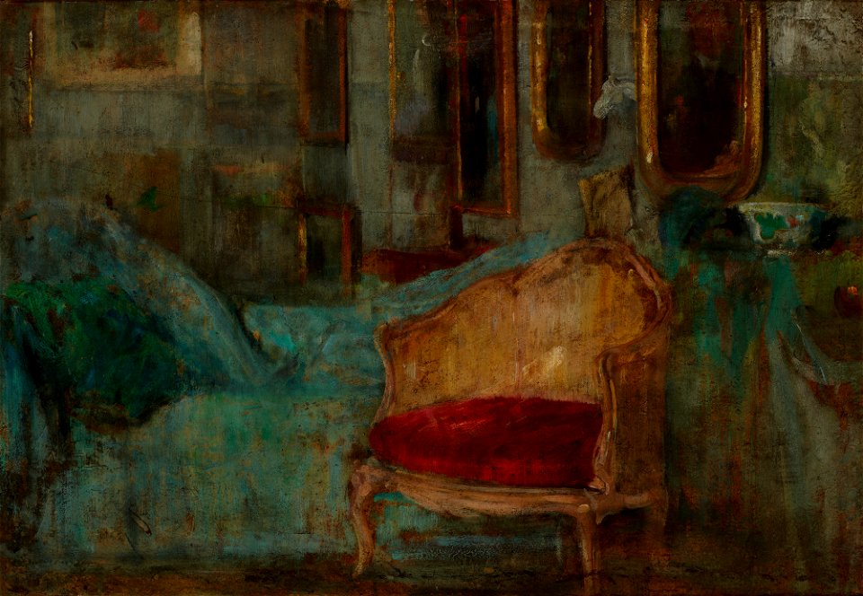Olga Boznańska - Interior of the Parisian Studio - MNK II-b-1341 - National Museum Kraków