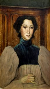 Olof Sager-Nelson Portrait of Mrs. Jeanne Eriksson nèe Tramcourt Thielska 347