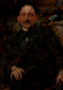 Olga Boznańska - Portrait of Painter Marcin Samlicki - MNK II-b-230 - National Museum Kraków