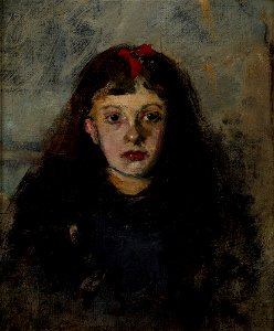 Olga Boznańska - Portrait of a Girl – Zofia Sokołowska - MNK II-b-1693 - National Museum Kraków