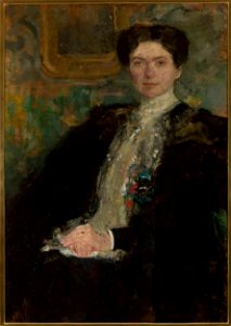 Olga Boznańska - Portrait of Zofia Kirkor-Kiedroń née Grabska (1872–1952) - MP 397 MNW - National Museum in Warsaw