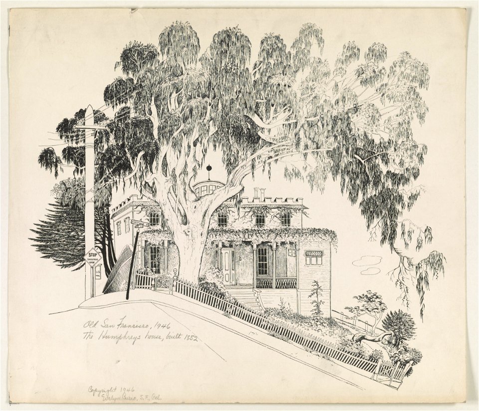 Old San Francisco, 1946. the Humphreys house, built 1856 LCCN2003677935