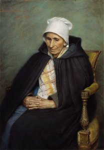 Old French Countrywoman (Jenny Nyström) - Nationalmuseum - 25495