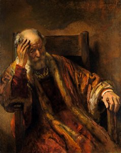 Old Man in an Armchair, Rembrandt van Rijn, 1652, National Gallery, London