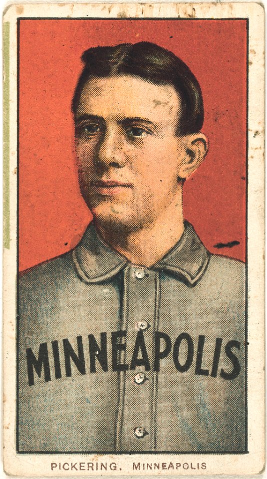 Ollie Pickering, Minneapolis Team, baseball card portrait LCCN2008677009