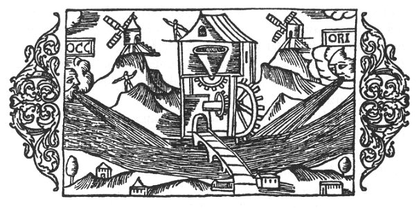 Olaus Magnus Stockholms ström 1518. Free illustration for personal and commercial use.