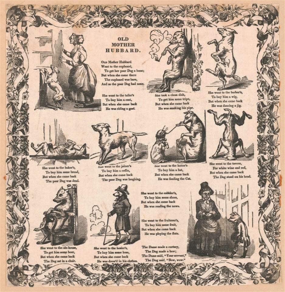 Old Mother Hubbard (nursery rhyme) LCCN2013645258