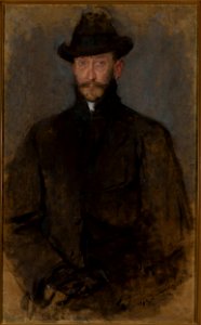 Olga Boznańska - Portrait of Antoni Kamieński (1860-1861–1933), painter - MP 507 MNW - National Museum in Warsaw
