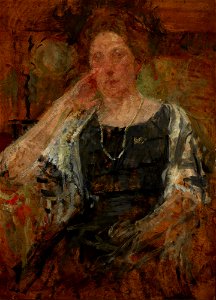 Olga Boznańska - Sketch Portrait of a Woman - MNK II-b-1347 - National Museum Kraków