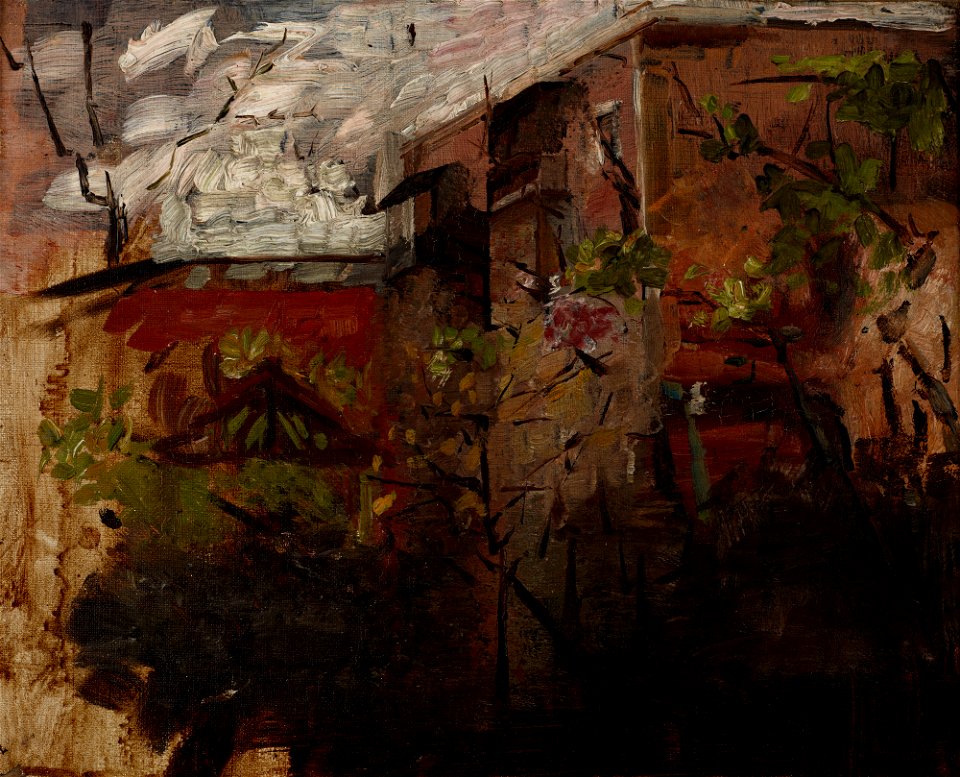 Olga Boznańska - Buildings II - MNK II-b-760 - National Museum Kraków
