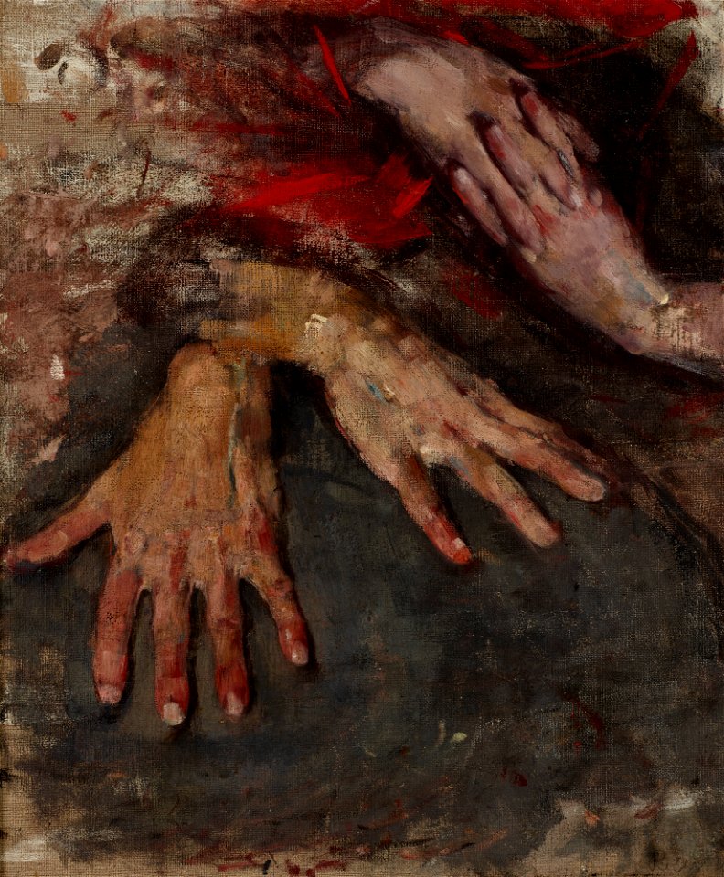 Olga Boznańska - Study of Two Pairs of Hands - MNK II-b-762 - National Museum Kraków