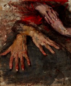 Olga Boznańska - Study of Two Pairs of Hands - MNK II-b-762 - National Museum Kraków