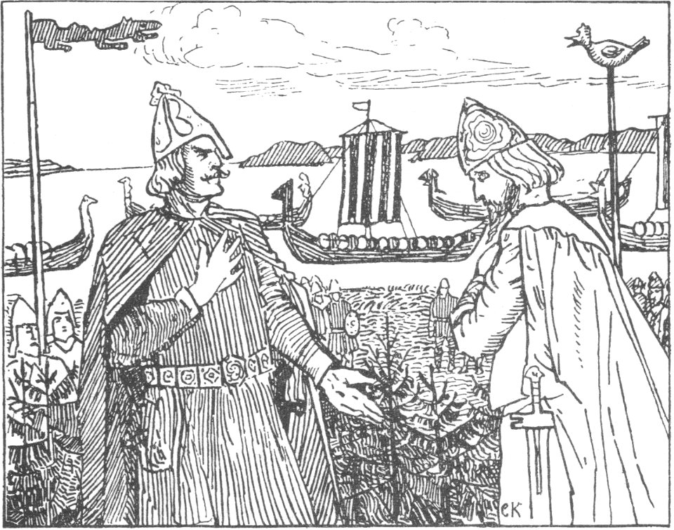 Olav den helliges saga-Olav Ragnvald-C. Krohg