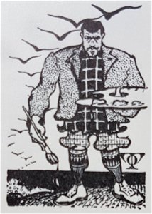 Olof Thunman självporträtt 1905