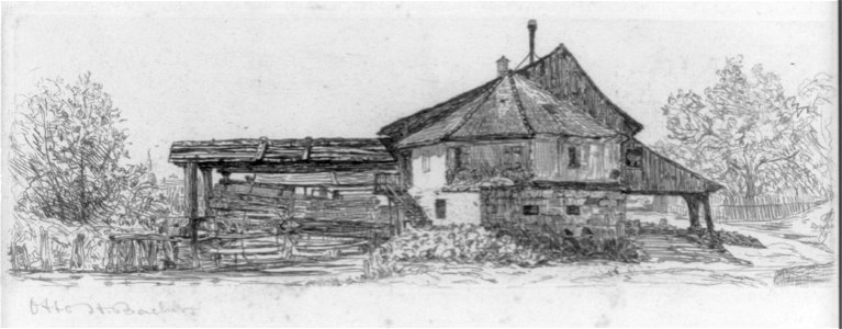 Old mill on the Danube LCCN2002736979