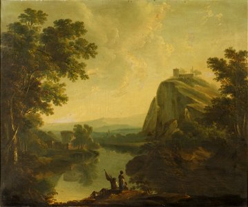 Olivia Serres (1772-1834) - Classical Landscape with Figures - RCIN 405168 - Royal Collection