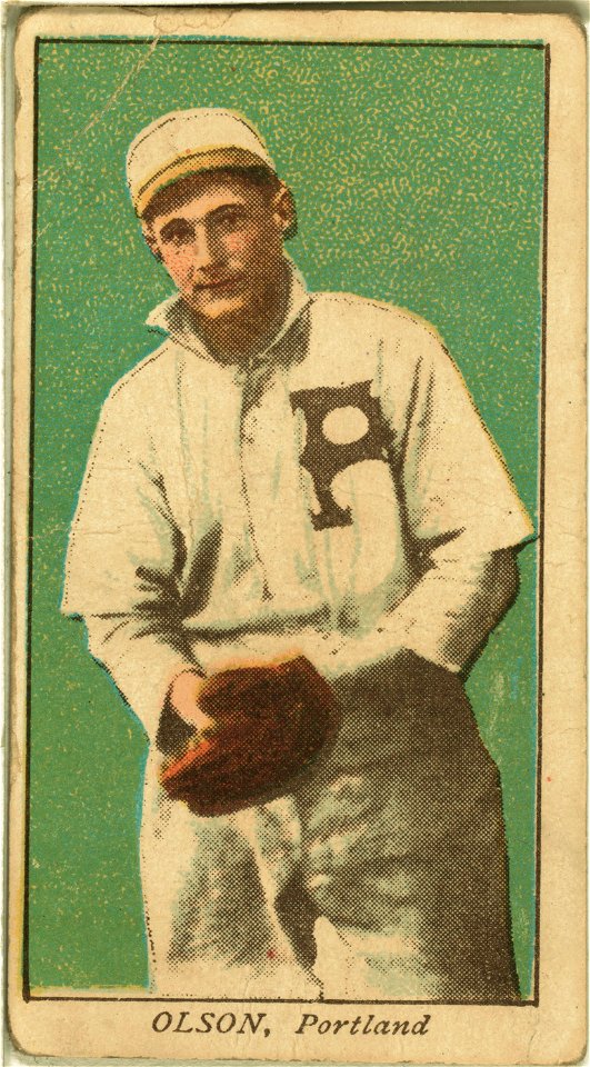 Olson, Portland Team, baseball card portrait LCCN2007683713