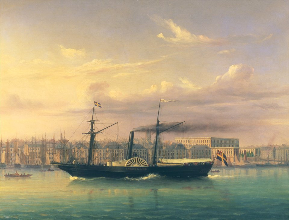 Oljemålning - Sjöhistoriska museet - S 0091