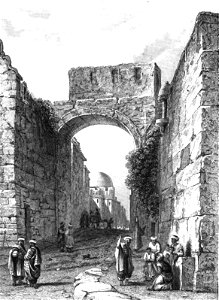 Old Jerusalem, Illustration for La Terre-Sainte et les lieux illustrés par les apôtres, by Adrien Egron, 1837 (4)