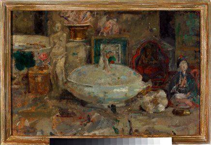 Olga Boznańska - Still life with a vase - MP 402 MNW - National Museum in Warsaw