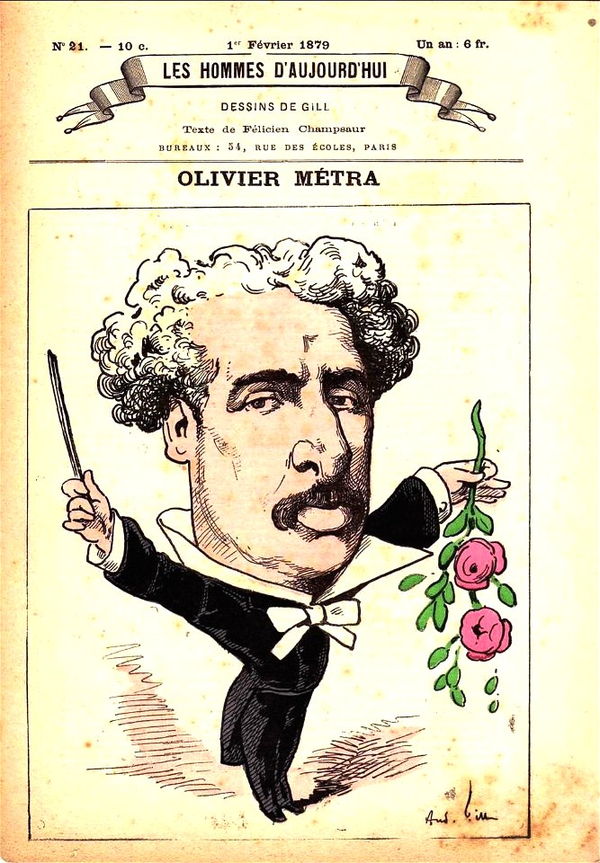 Olivier Métra par André Gill N°21
