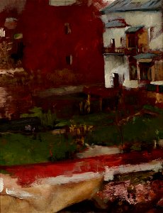 Olga Boznańska - Town Buildings I - MNK II-b-761 - National Museum Kraków