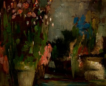 Olga Boznańska - Flowers on a Terrace - MNK II-b-1501 - National Museum Kraków