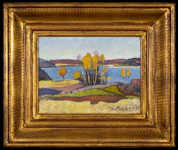 Olof Sager-Nelson - Höst vid Vänern (Åmål) - NM 7142 - Nationalmuseum