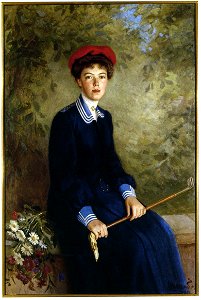 Olga Alexandrovna on the walk