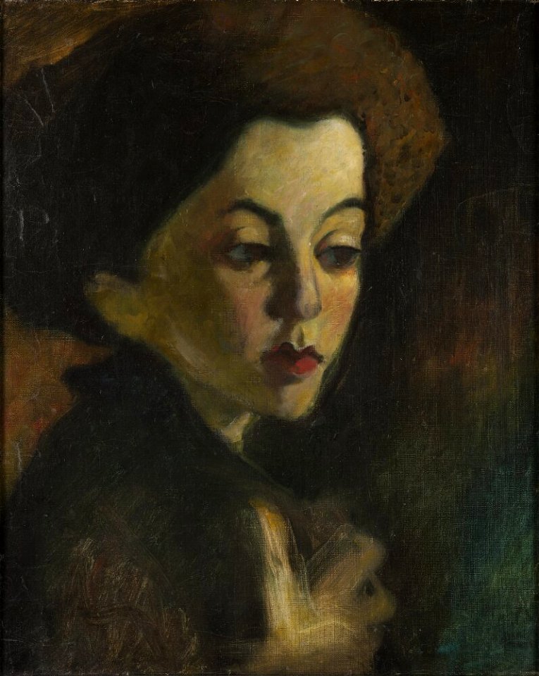 Olof Sager-Nelson - A Girl's Head II - NM 2993 - Nationalmuseum